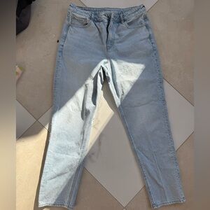 American Eagle Light Blue strigid Denim Jeans size 12